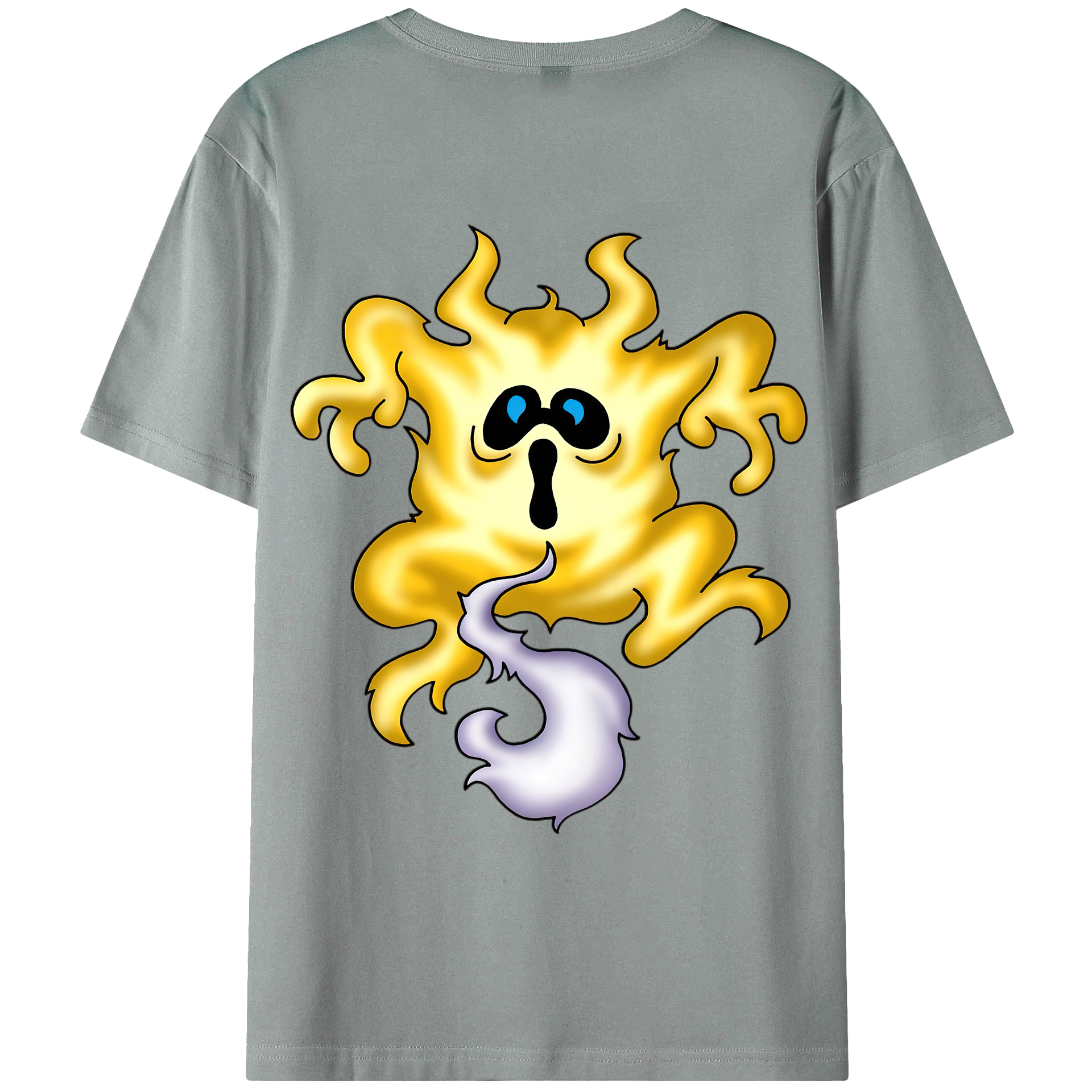 （画像用） ドラゴンクエスト Doragon Kuesuto Dragon Quest 綿100％ メンズ半袖Tシャツ（バックプリント） 通気性